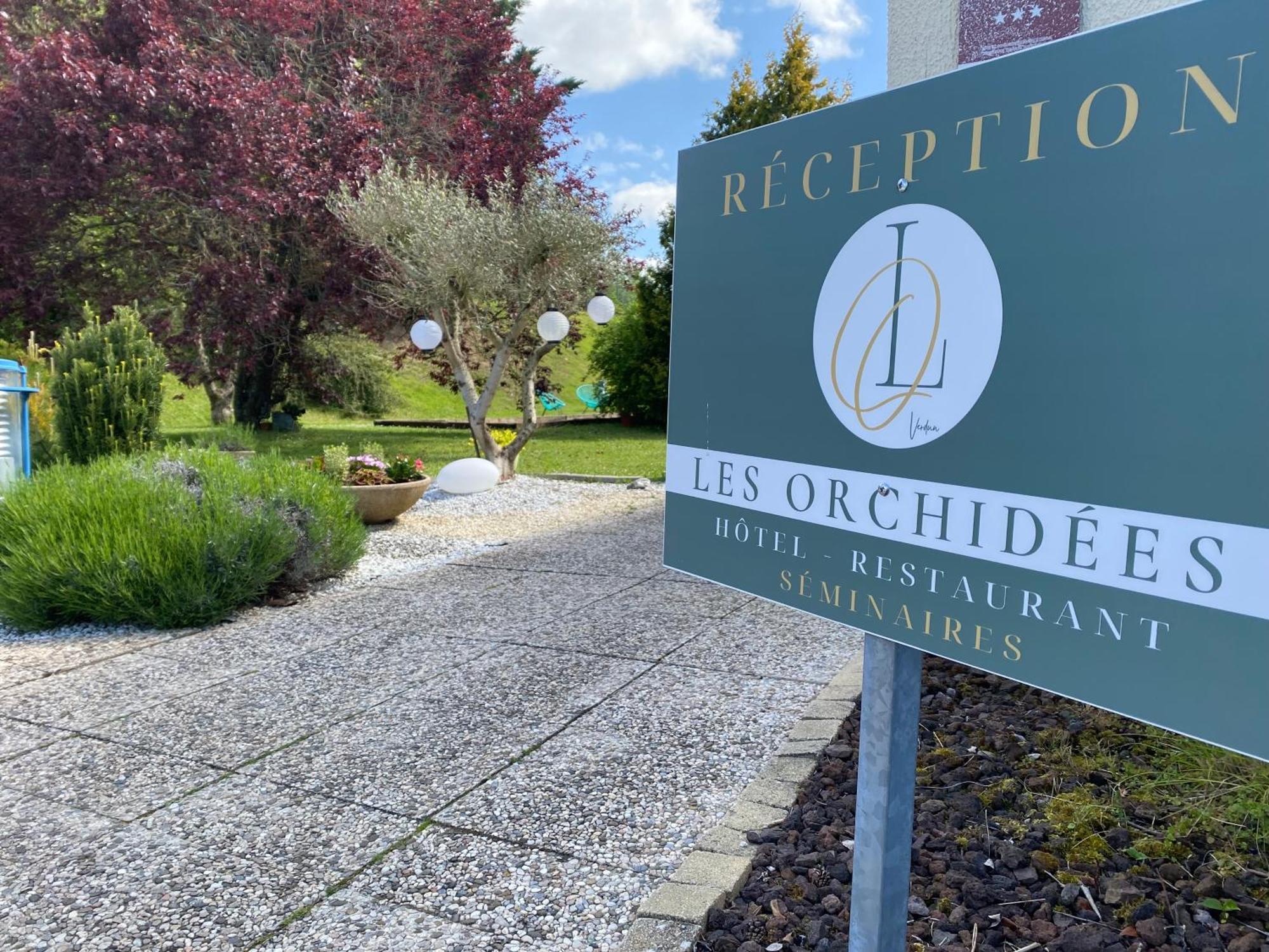 Les Orchidees , Hotel & Restaurant Verdun-sur-Meuse Exteriér fotografie