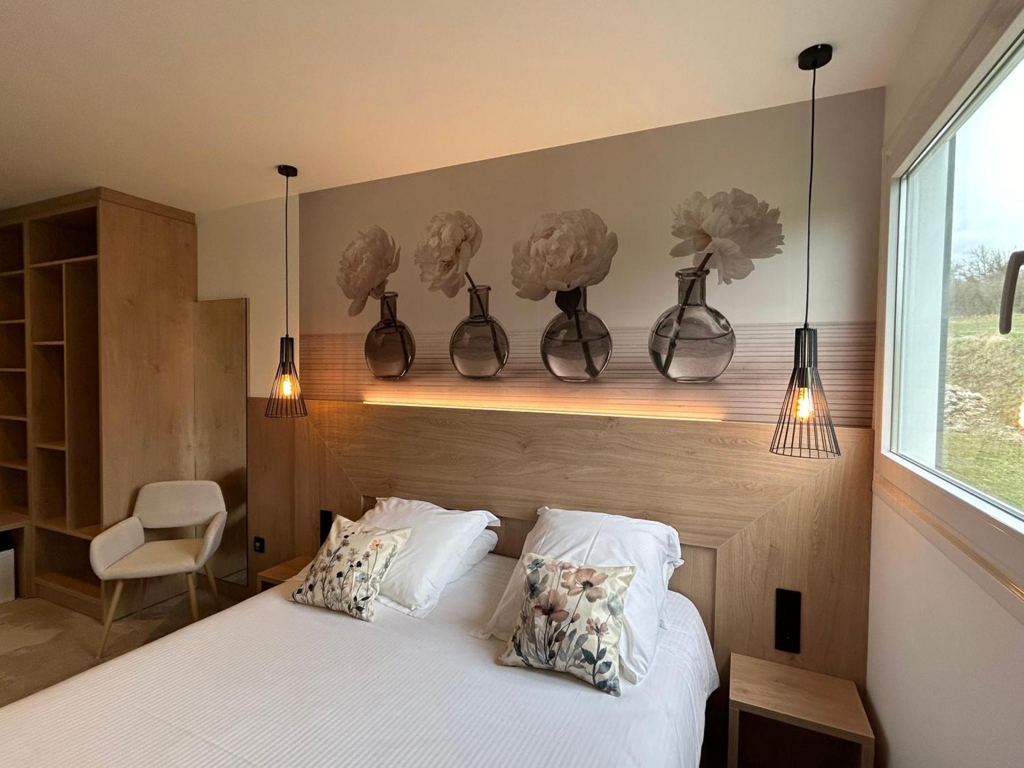 Les Orchidees , Hotel & Restaurant Verdun-sur-Meuse Exteriér fotografie